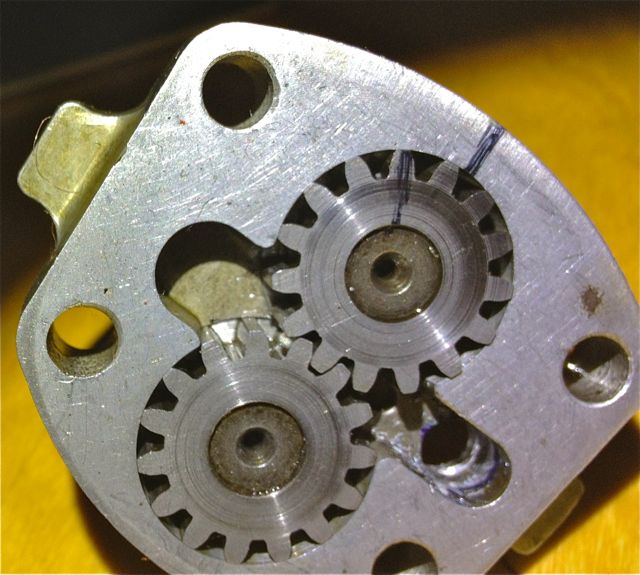 Plugging the timing gear lubrication drilling, helps to restore the equal phasing of the front rear crankshaft oil supply, but fitting a new design of oil light piston will guarantee this. Then the oil distribution in these areas will be directly related to the oil pump performance, which is still affected by the priority needs of the cylinder head & valve gear oil supply, but at least the OEM imbalance is negated.<br /><br />flexible